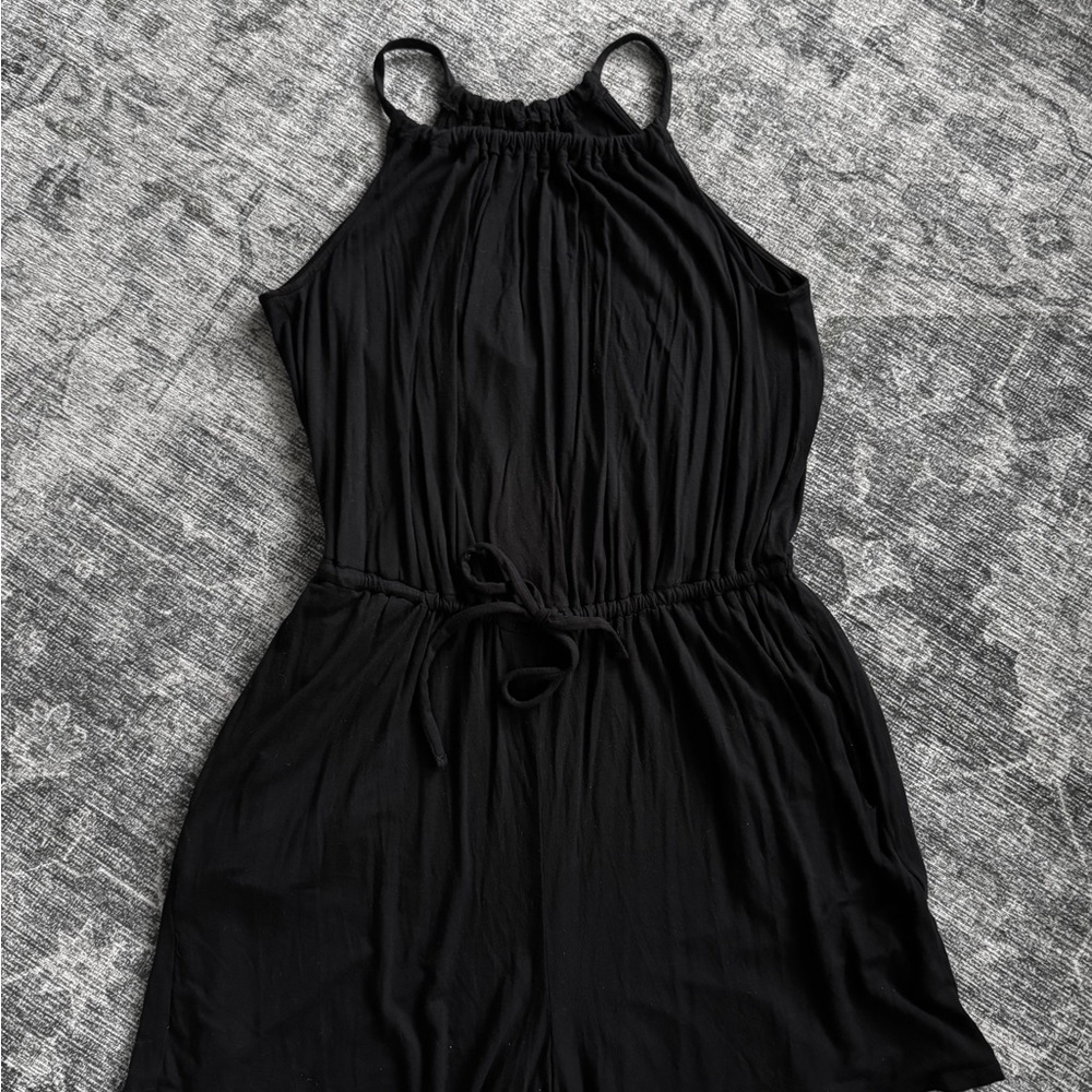 Maurices Black Sleeveless Jumpsuit